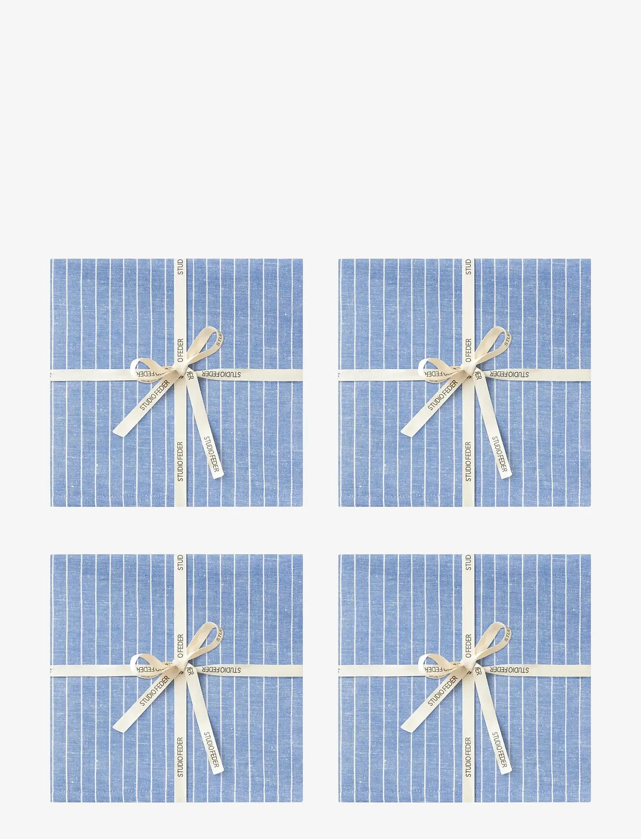 STUDIO FEDER - LIVIA NAPKIN 4-PACK - stofservietter - tennis - 0