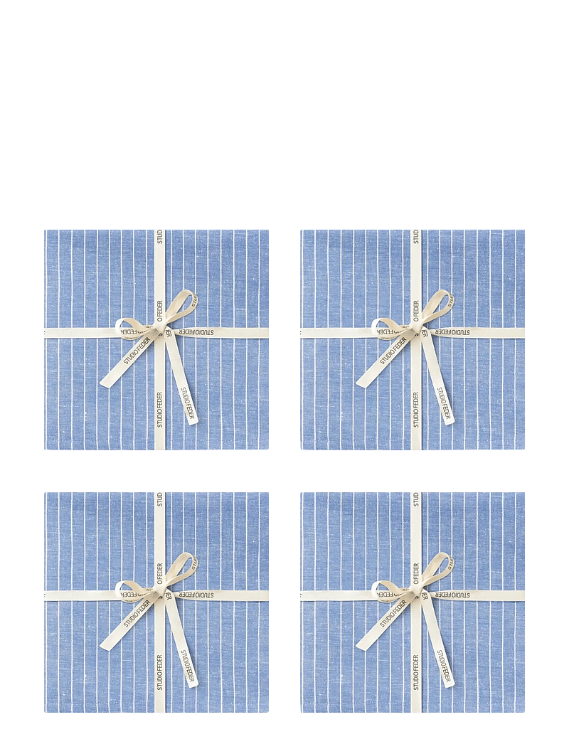 STUDIO FEDER - LIVIA NAPKIN 4-PACK - stofservietter - tennis - 0