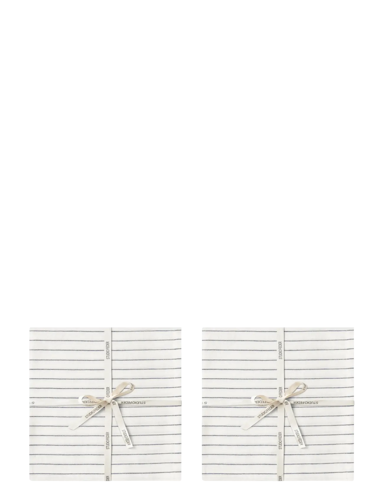 STUDIO FEDER Livia Serviette Cream - 40X40CM - Unisex