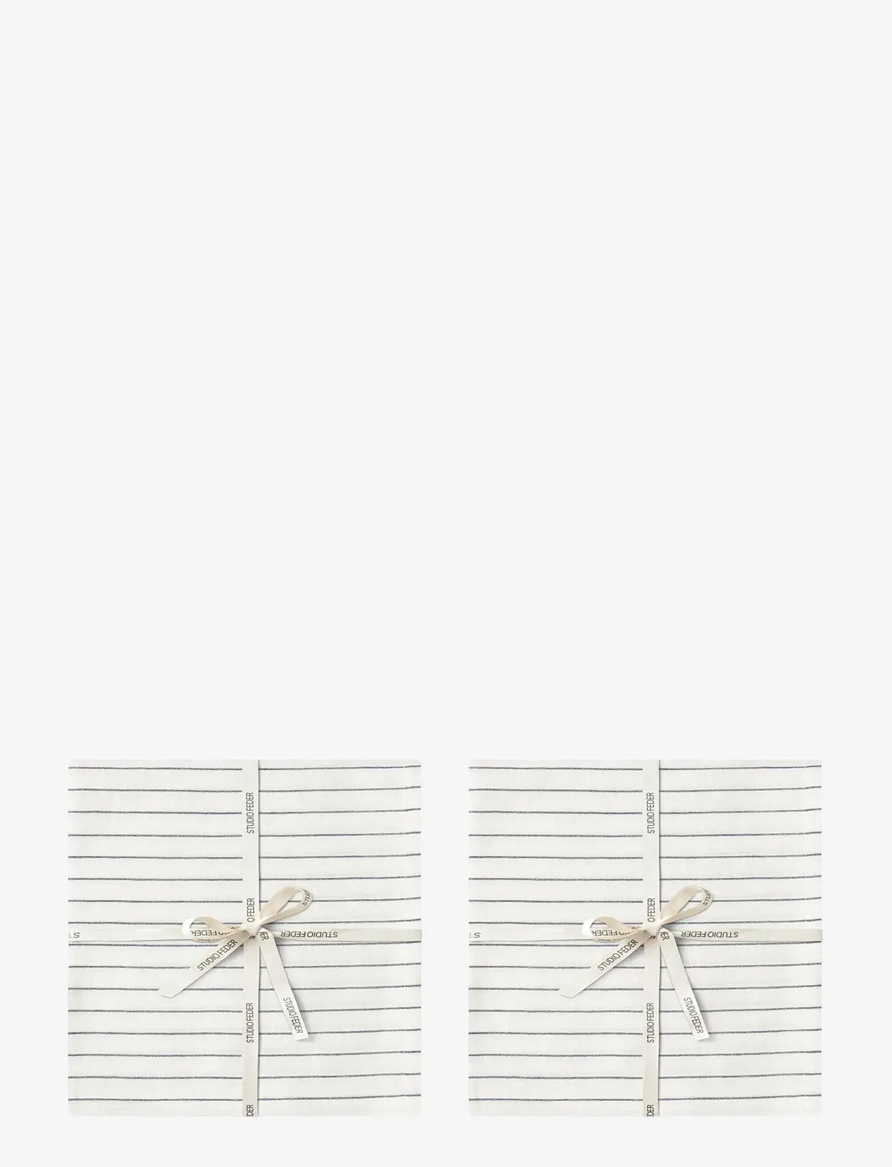 STUDIO FEDER - LIVIA NAPKIN - stofservietter - blue pin - 0