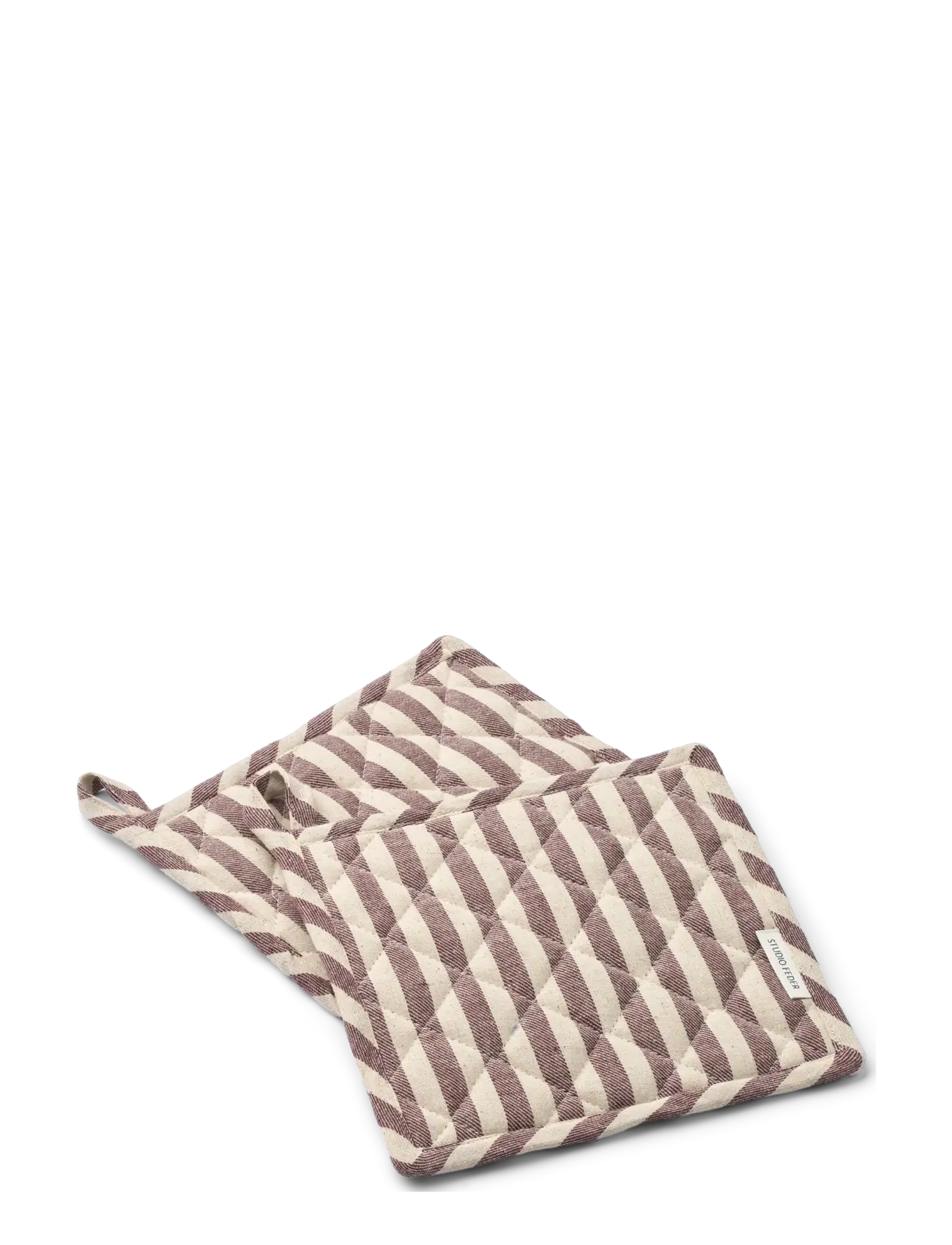 STUDIO FEDER ADA POT HOLDER 2-PACK - Køkkentekstiler - AUTOMNE / brown