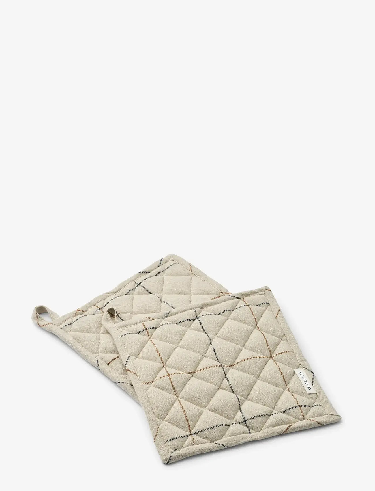 STUDIO FEDER - ADA POT HOLDER 2-PACK - grydelapper & ovnhandsker - sunday check - 1