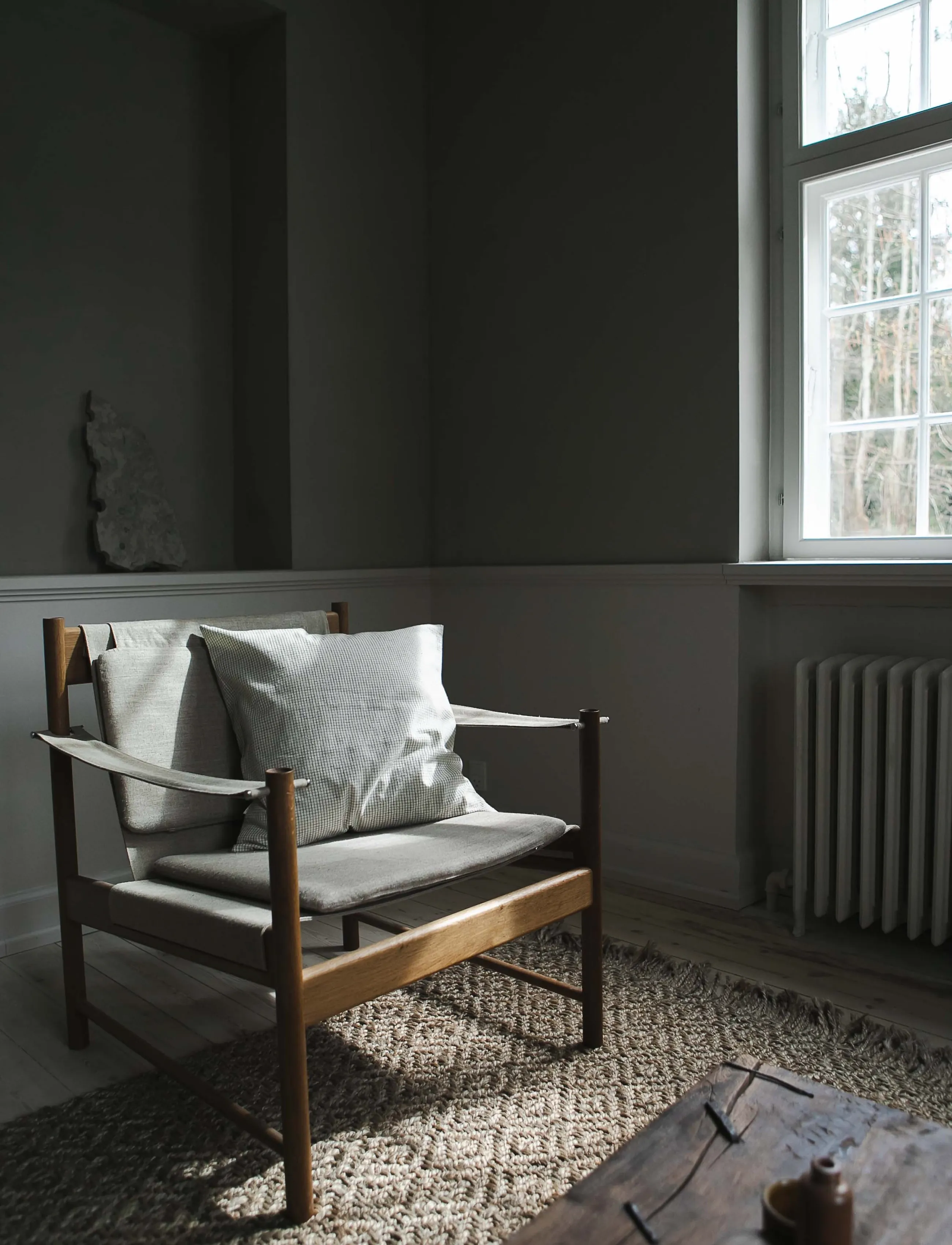 STUDIO FEDER - SIENNA CUSHION - kissen - creme black plaid - 0
