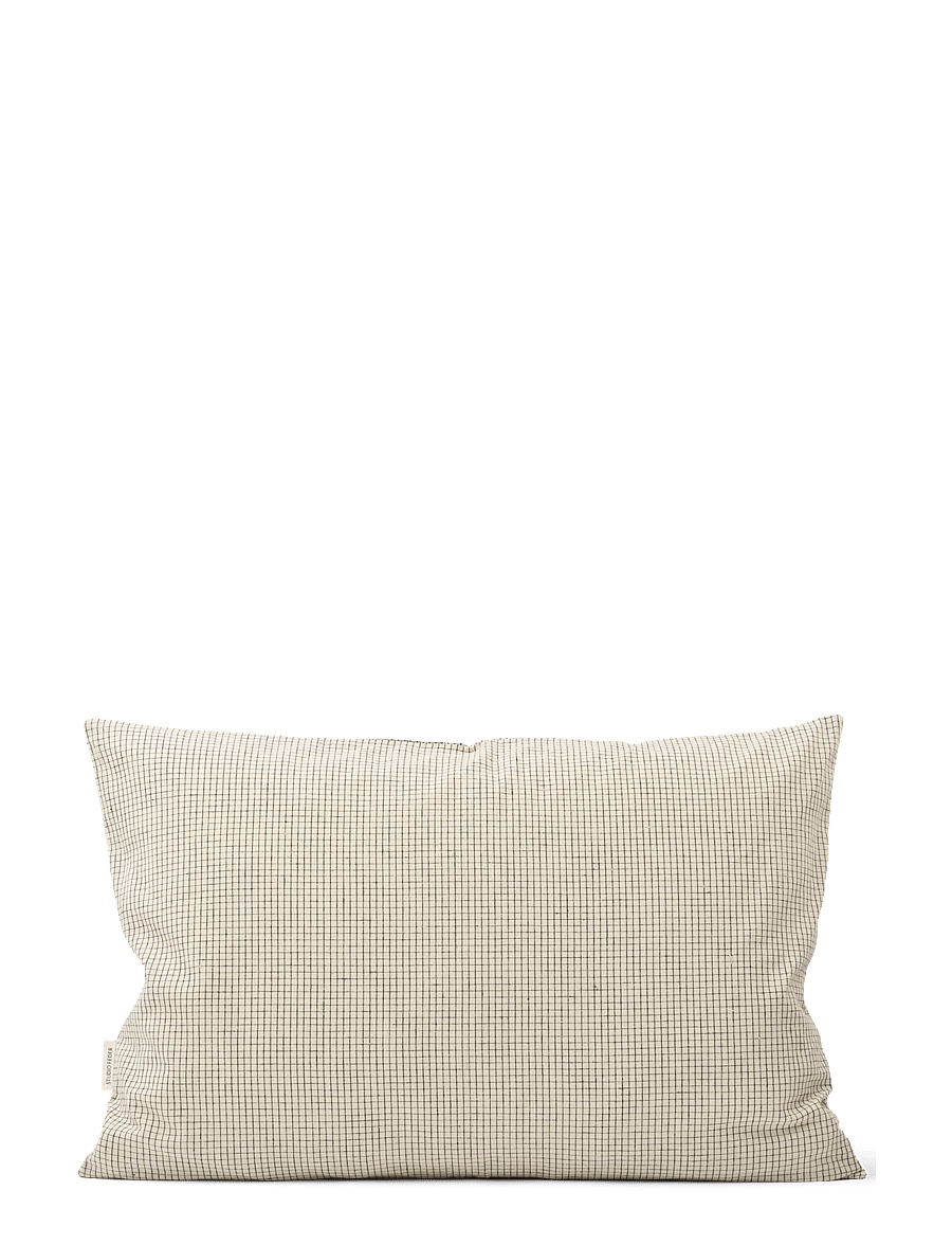 STUDIO FEDER - MADDIE CUSHION - kissen - creme black plaid - 1