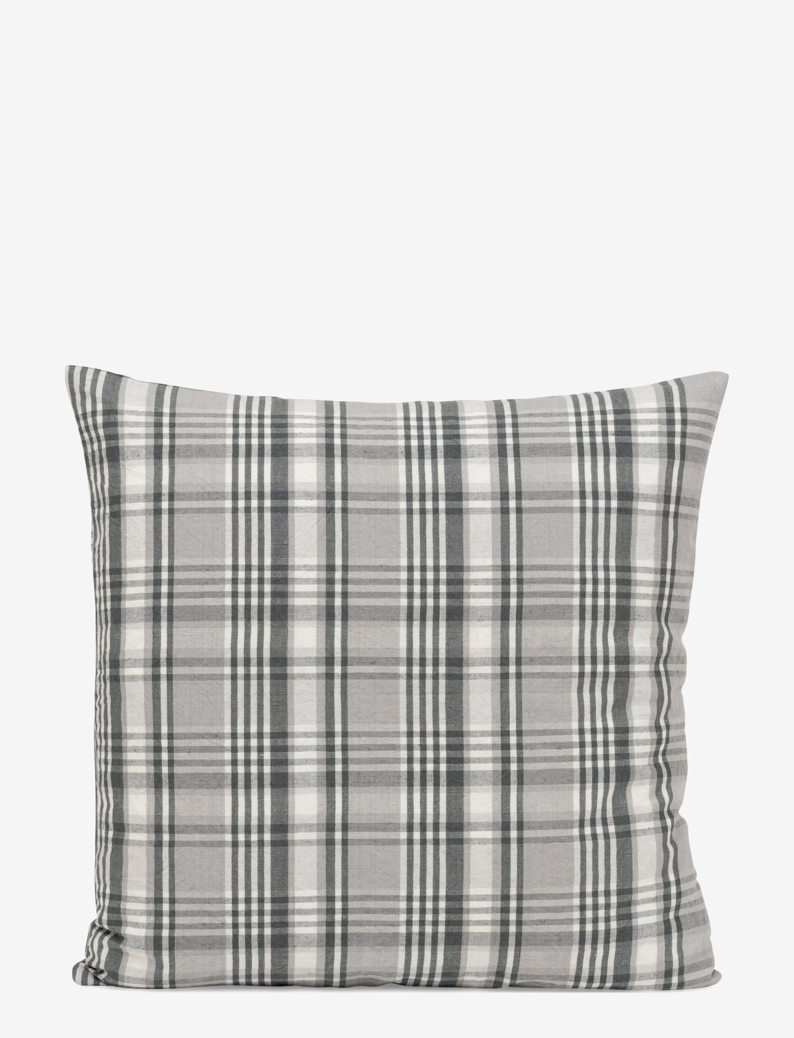 STUDIO FEDER COT / LIN PILLOW - Kissen & Decken - TILES / grey