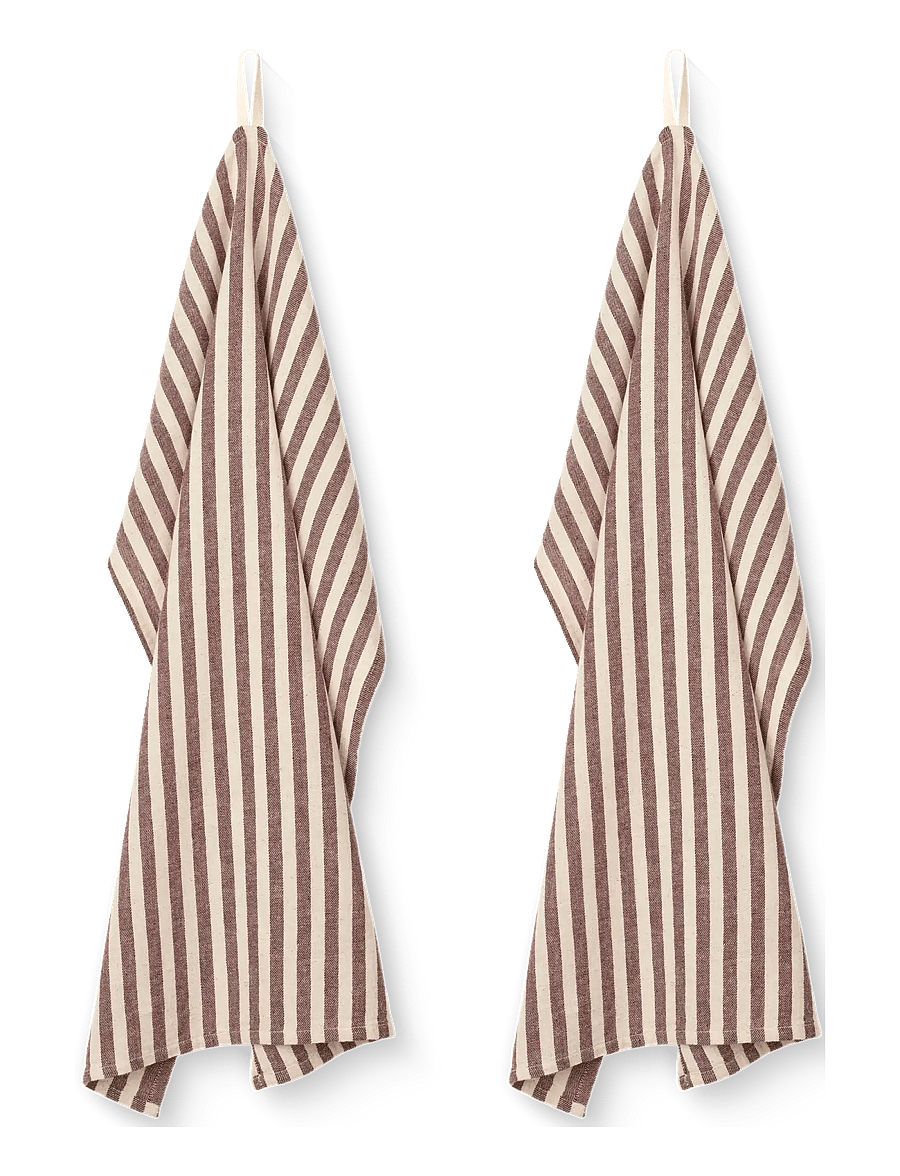 STUDIO FEDER - PENNY TEA TOWEL 2- PACK - COT/LIN - kjøkkenhåndklær - automne - 0