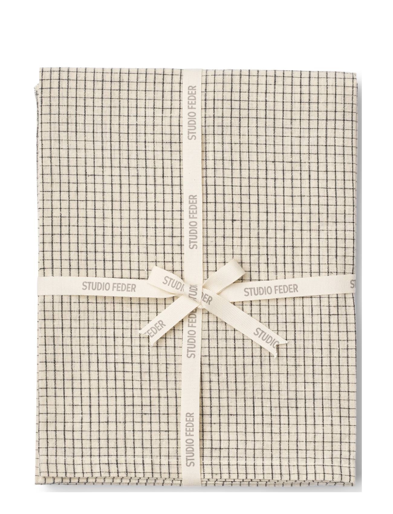 STUDIO FEDER - PENNY TEA TOWEL - 2- PACK - küchenhandtücher - creme black plaid - 3