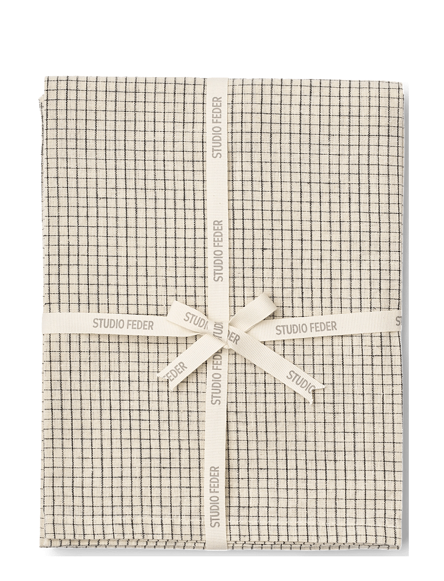 STUDIO FEDER - PENNY TEA TOWEL - 2- PACK - küchenhandtücher - creme black plaid - 3