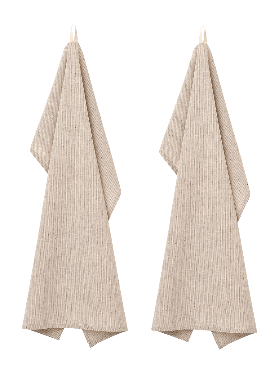 STUDIO FEDER - PENNY TEA TOWEL - 2- PACK - küchenhandtücher - delicato - 1
