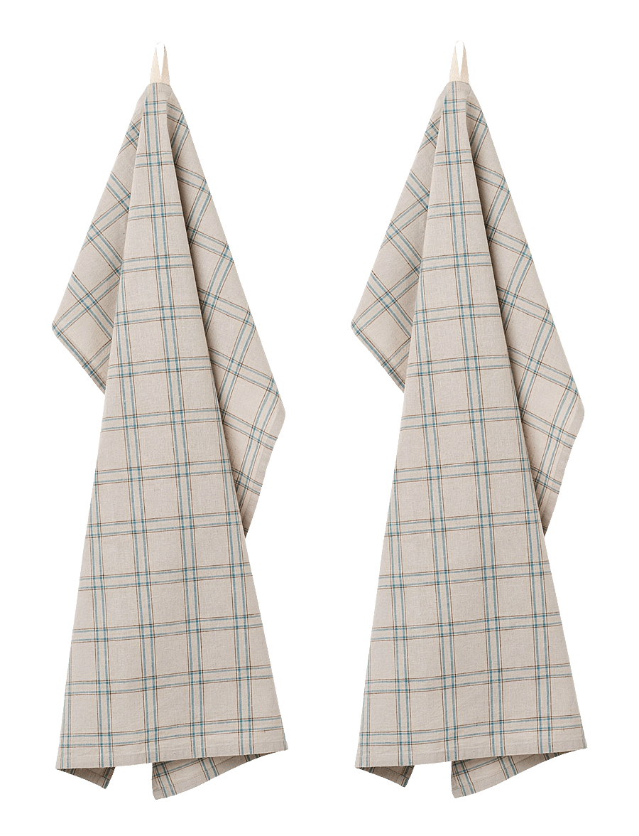 STUDIO FEDER - PENNY TEA TOWEL - 2- PACK - küchenhandtücher - naturelle - 1