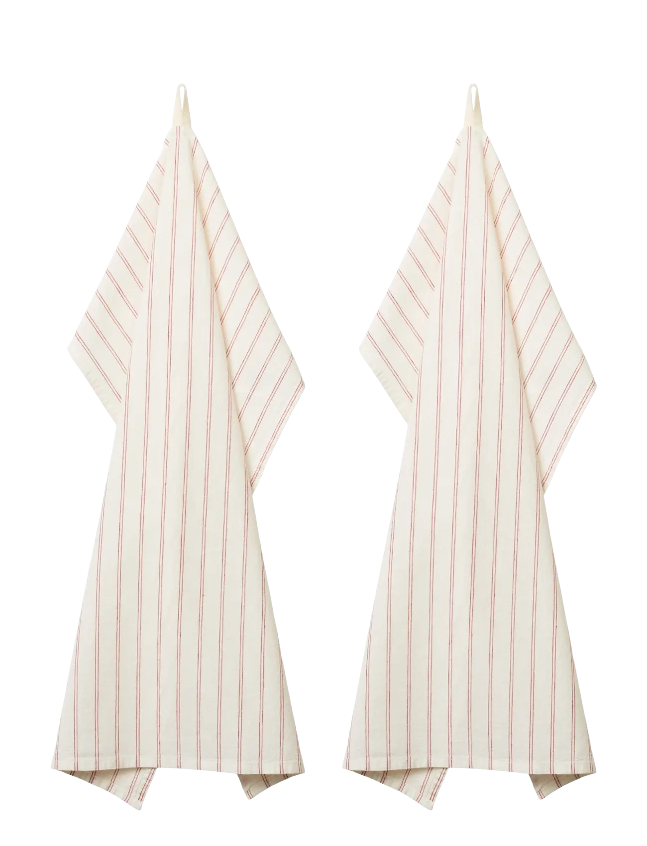STUDIO FEDER Penny Tea Towel 2- Pack, Kitchen Håndklæde, Creme, Str: 50X 70CM