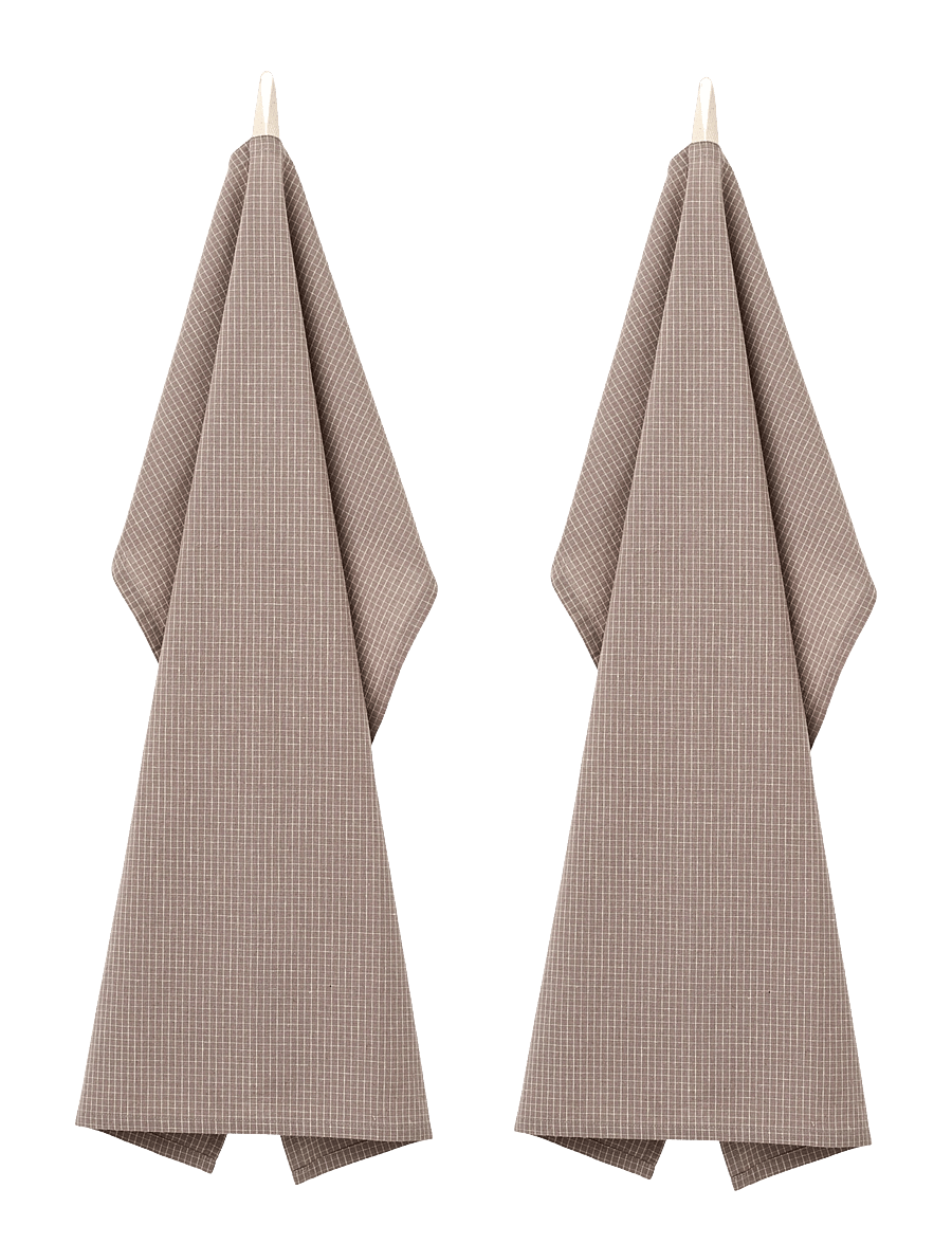 STUDIO FEDER - PENNY TEA TOWEL - 2- PACK - küchenhandtücher - smog check - 1