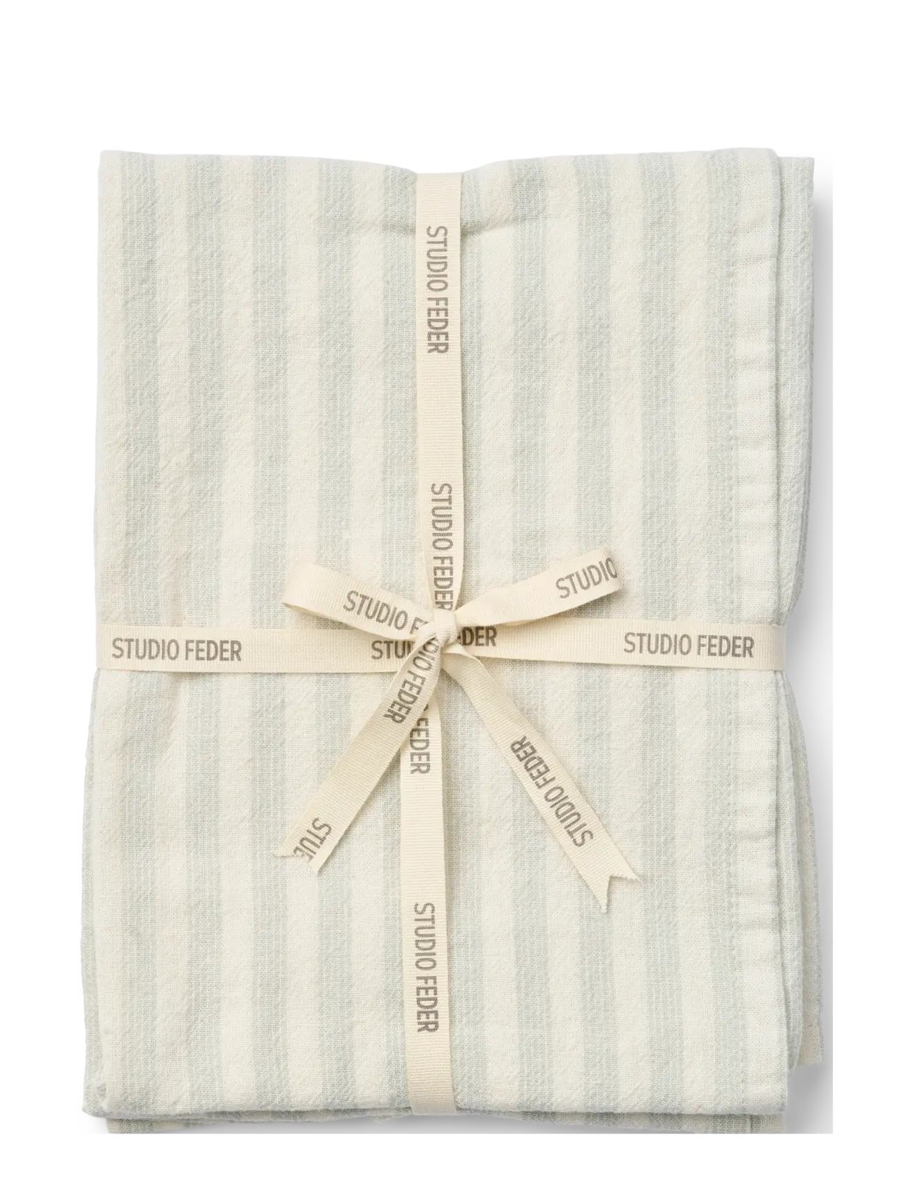 STUDIO FEDER - PENNY TEA TOWEL - 2- PACK - viskestykker - soft mint stripe - 1