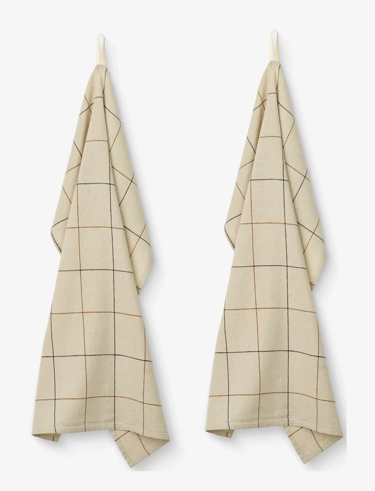 STUDIO FEDER - PENNY TEA TOWEL 2- PACK - disktrasor & diskborstar - sunday check - 0