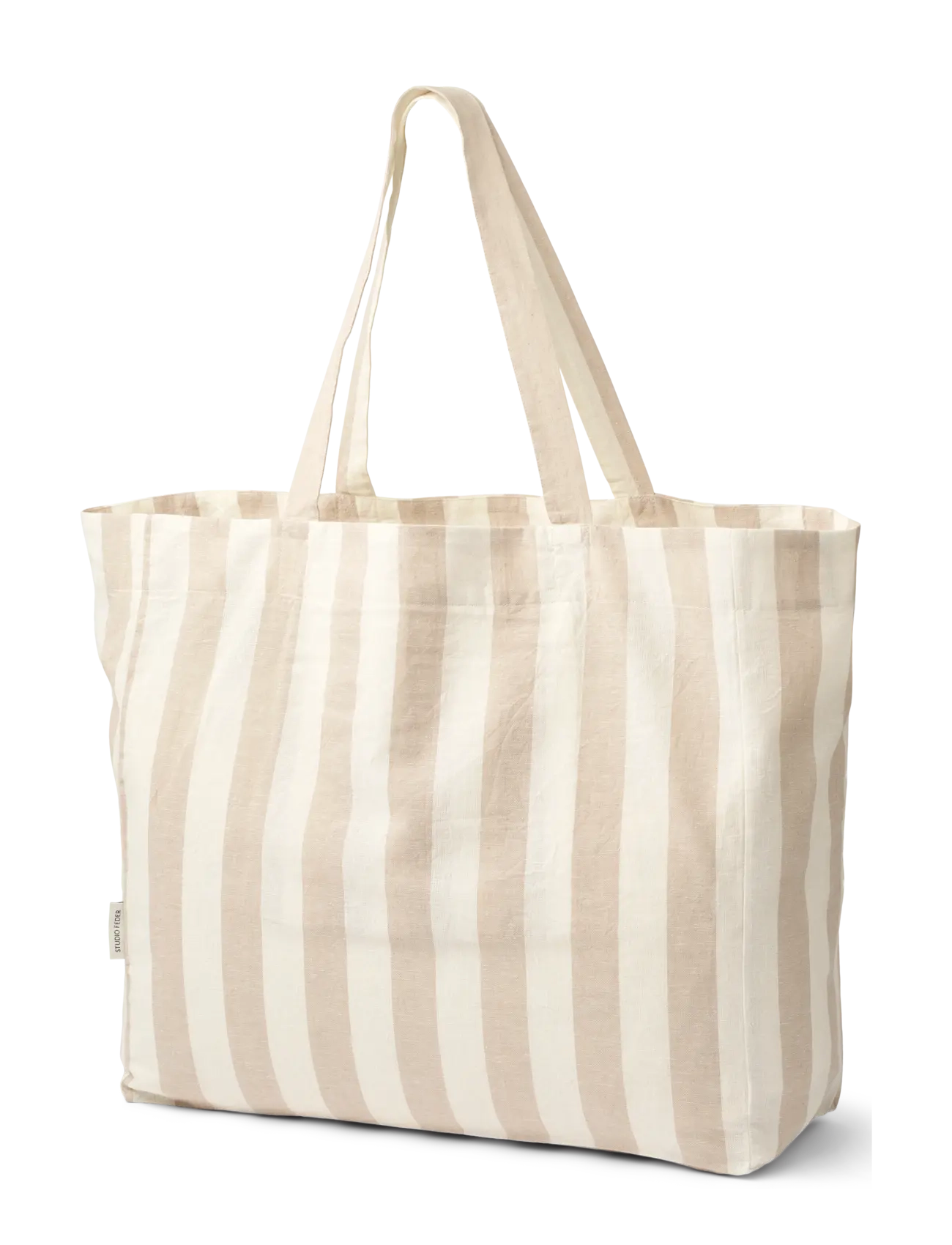 STUDIO FEDER Hanna Shopper - Cot/Lin Cream - 40X45CM - Damen