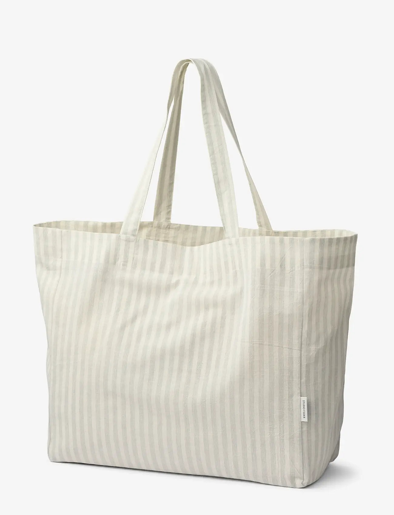 STUDIO FEDER - HANNA SHOPPER - pokar - soft mint stripe - 0