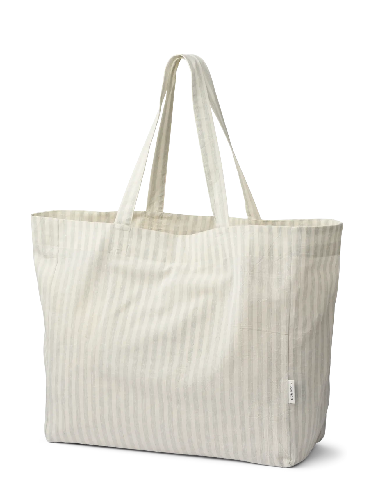 STUDIO FEDER HANNA SHOPPER - Taschen - SOFT MINT STRIPE / cream