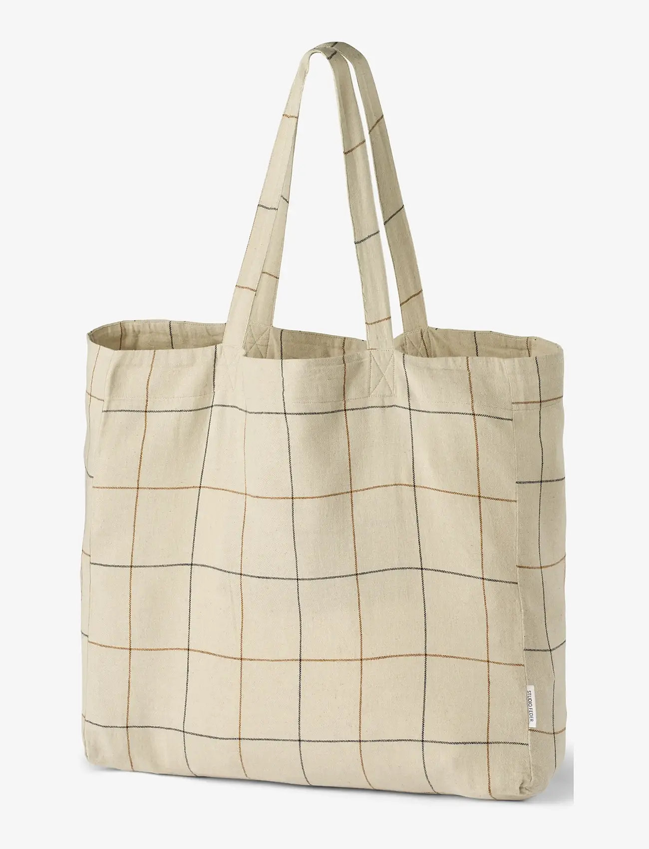 STUDIO FEDER - HANNA SHOPPER - tote bags - sunday check - 0