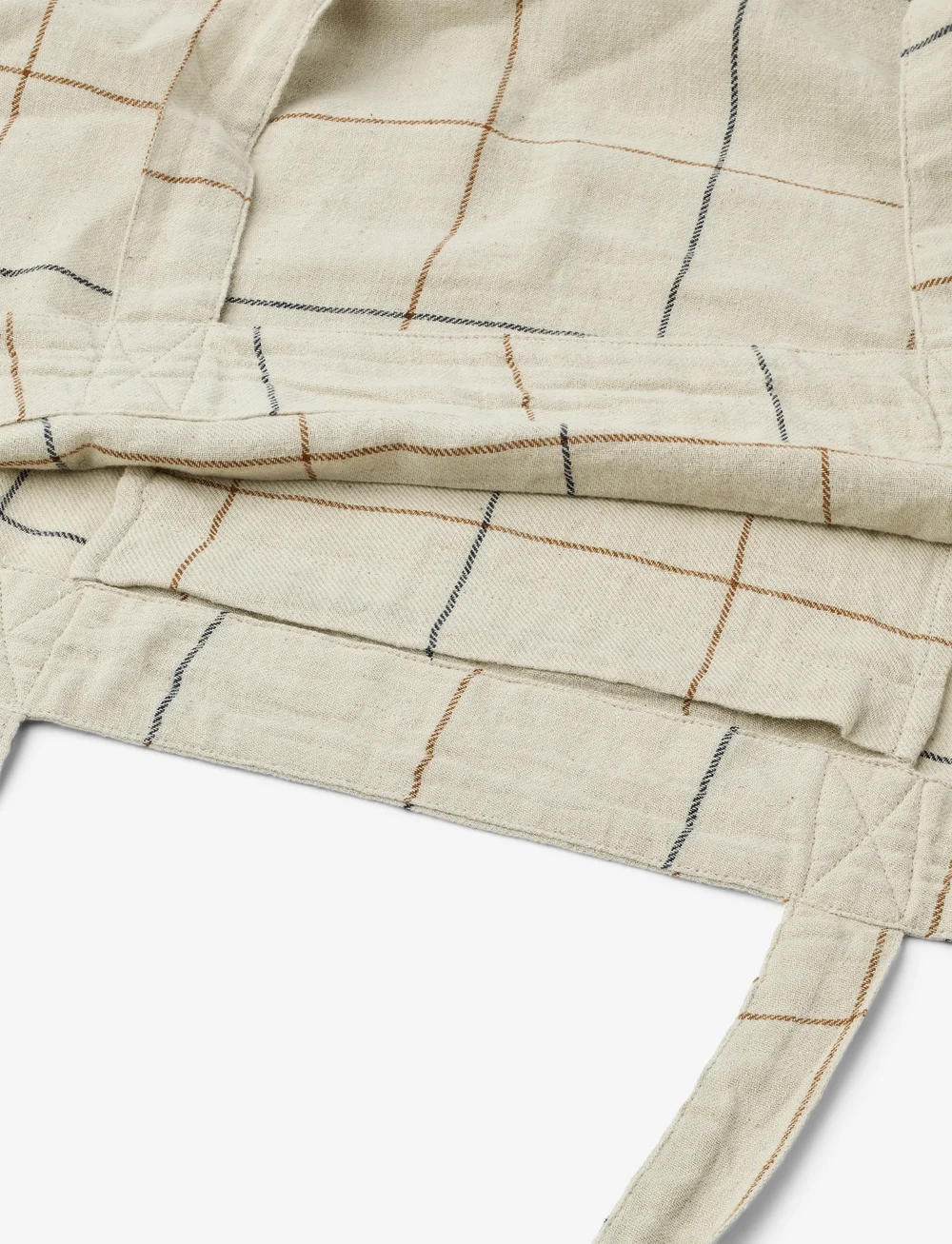 STUDIO FEDER - HANNA SHOPPER - COT/LIN - tote bags - sunday check - 1