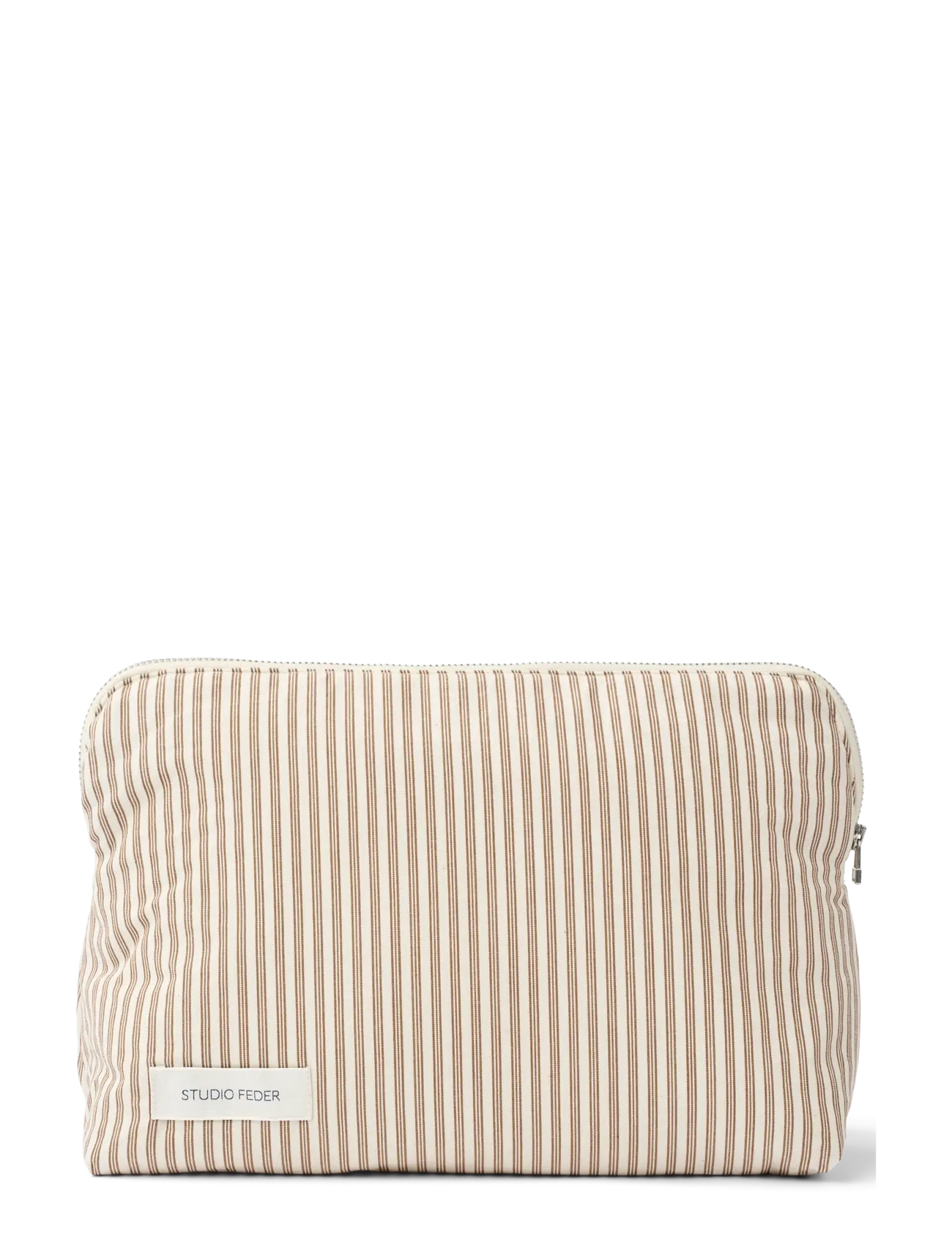 STUDIO FEDER CELIA TOILETRY BAG - Interiør - BROWN BEACH STRIPE / brown
