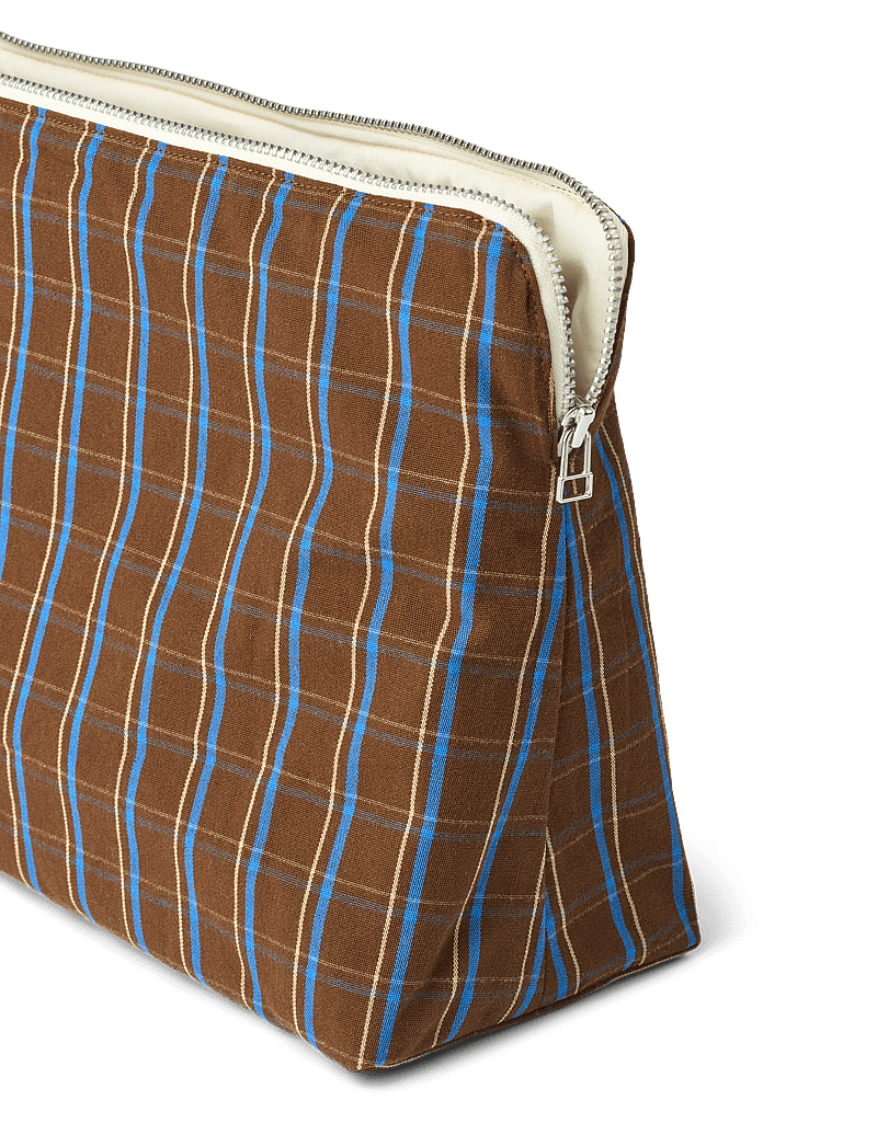 STUDIO FEDER - CELIA TOILETRY BAG - make-uptassen - chestnut - 1