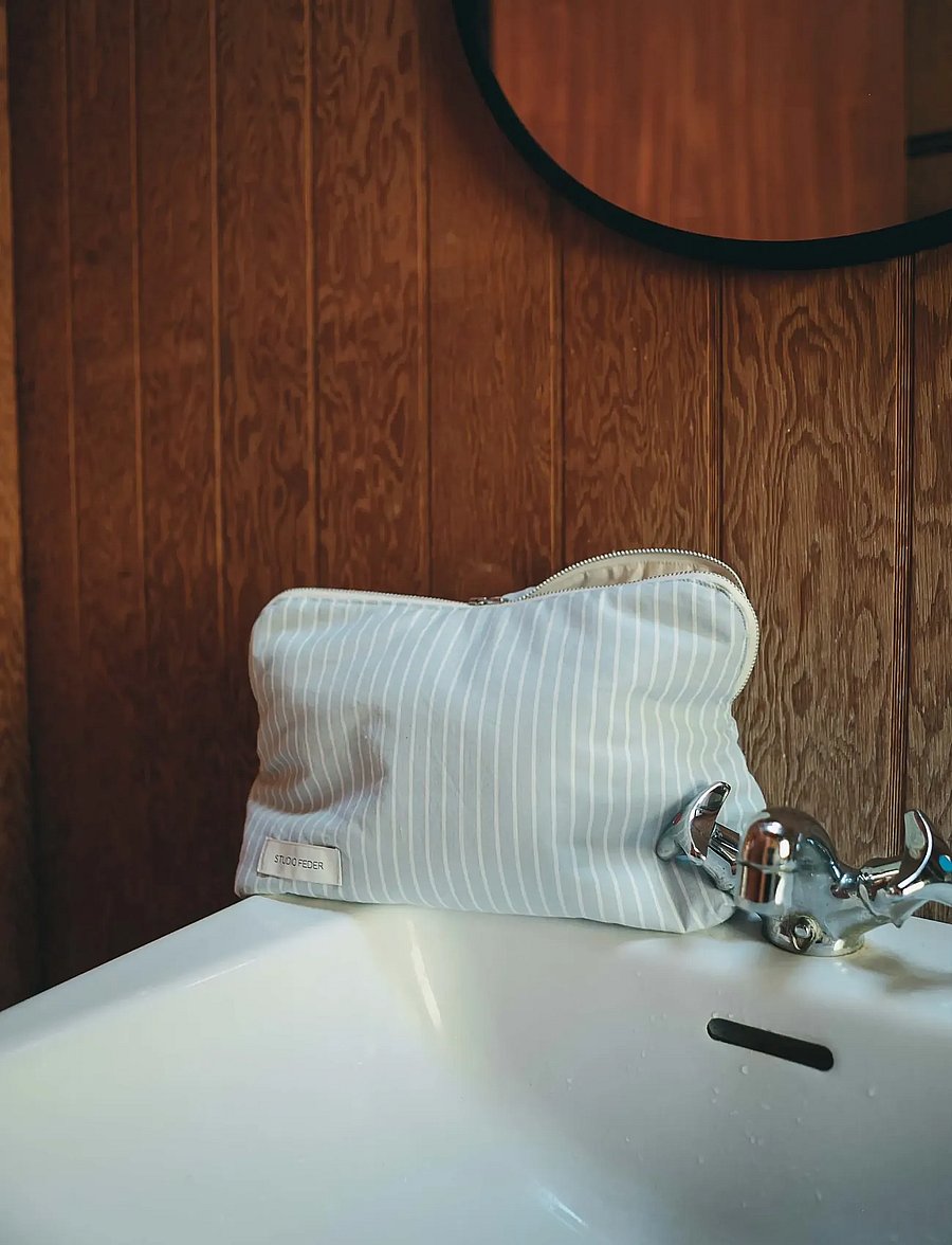 STUDIO FEDER - CELIA TOILETRY BAG - kosmetiktaschen - mattress stripe - 0
