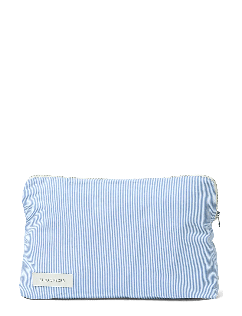 STUDIO FEDER - CELIA TOILETRY BAG - COTTON - förvaringspåsar - milk stripe - 0