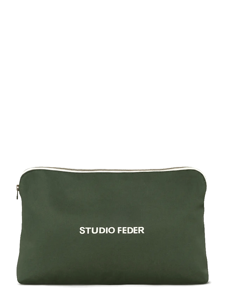 STUDIO FEDER - CELIA TOILETRY BAG - CANVAS - aufbewahrungstaschen - pine - 0