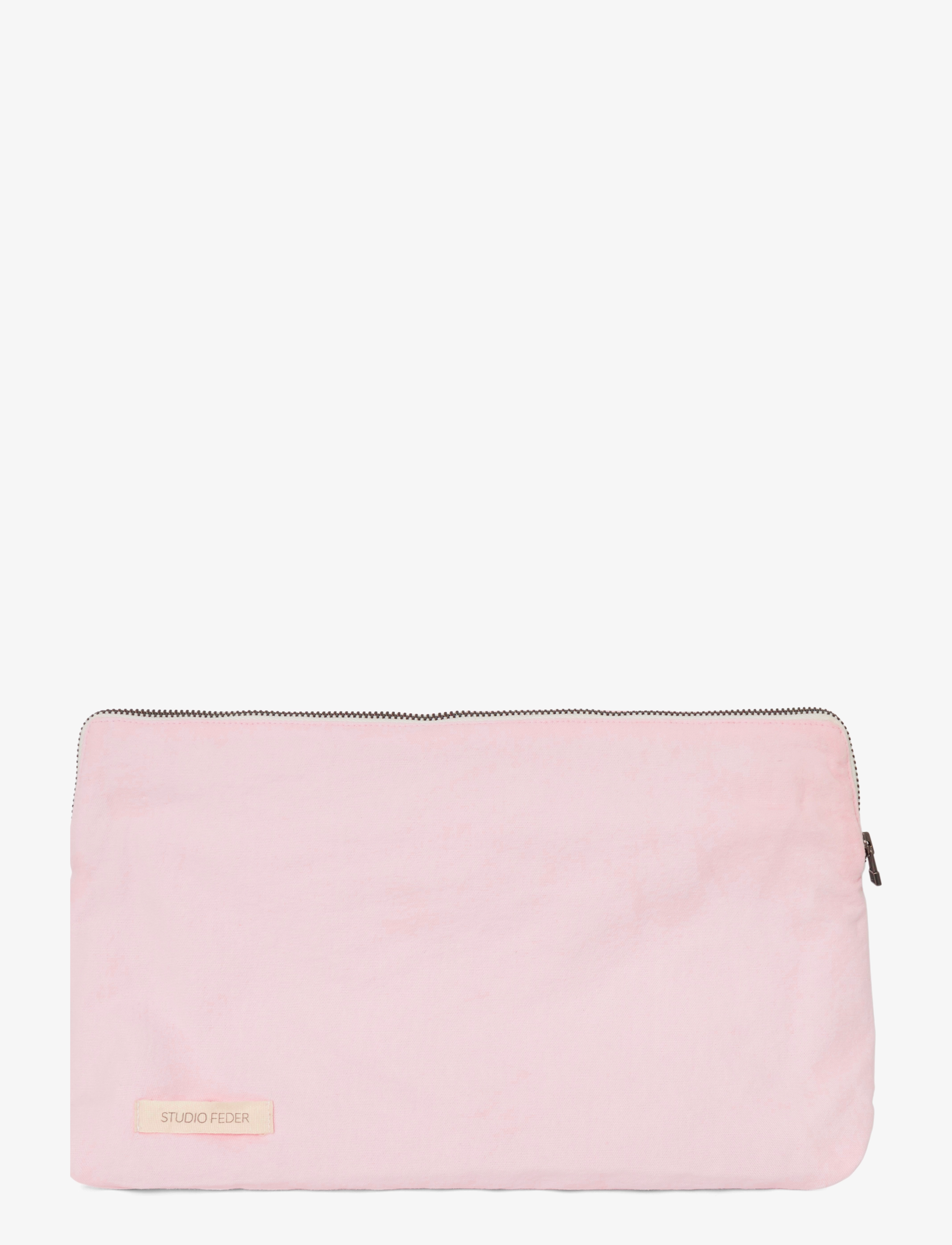 STUDIO FEDER CELIA TOILETRY BAG - CANVAS - STUDIO FEDER - ROSEWATER / pink/rose