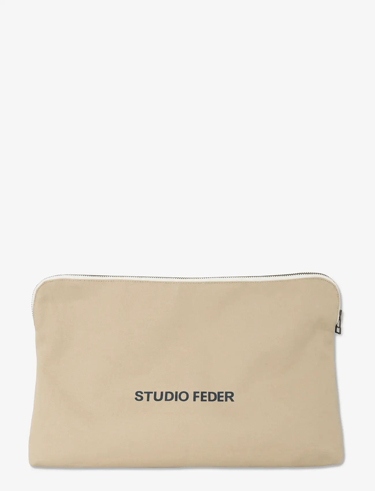 STUDIO FEDER - CELIA TOILETRY BAG - CANVAS - hoiukotid - sand beige - 0