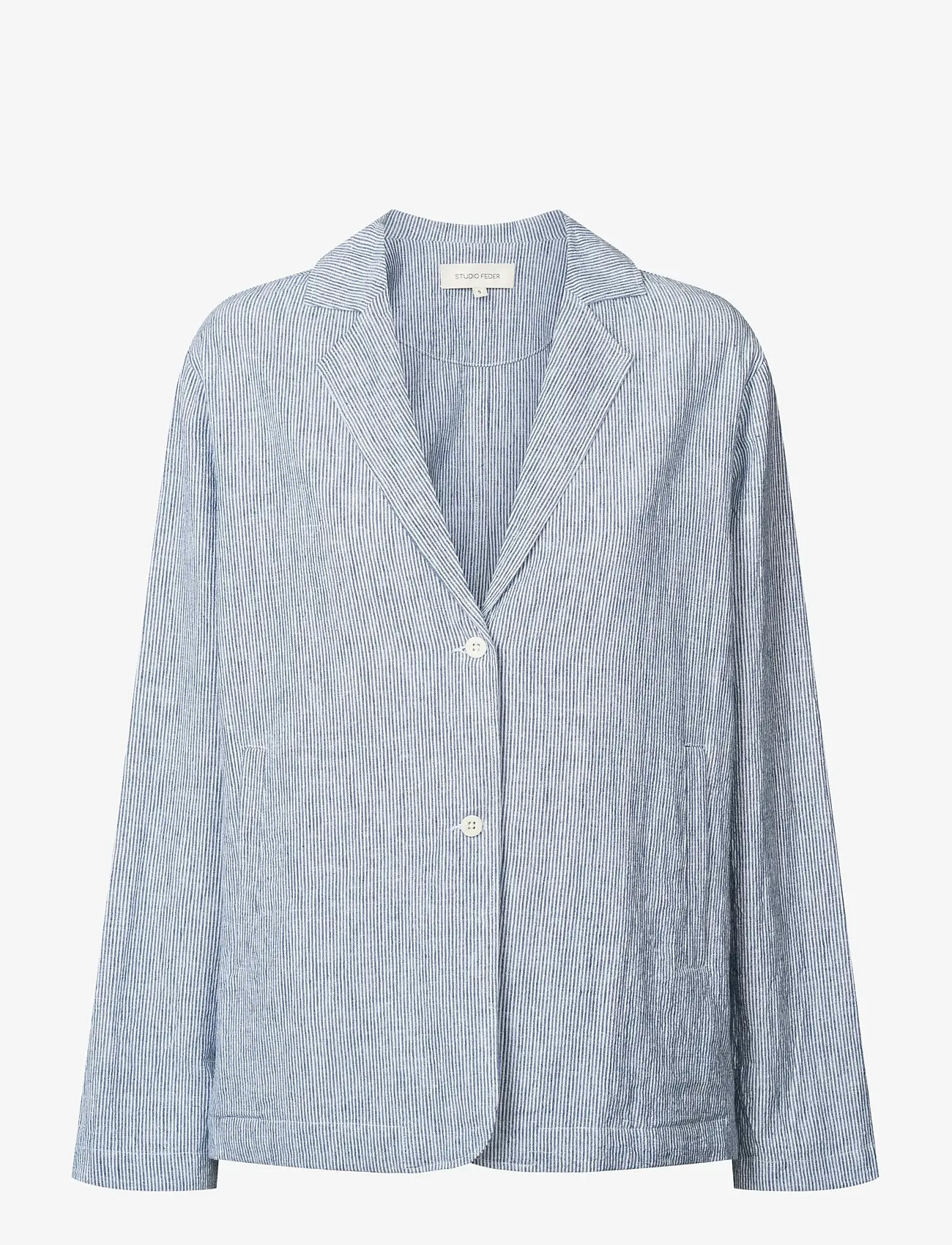 STUDIO FEDER - FRANKA BLAZER - enkeltradede blazere - classic stripe - 1