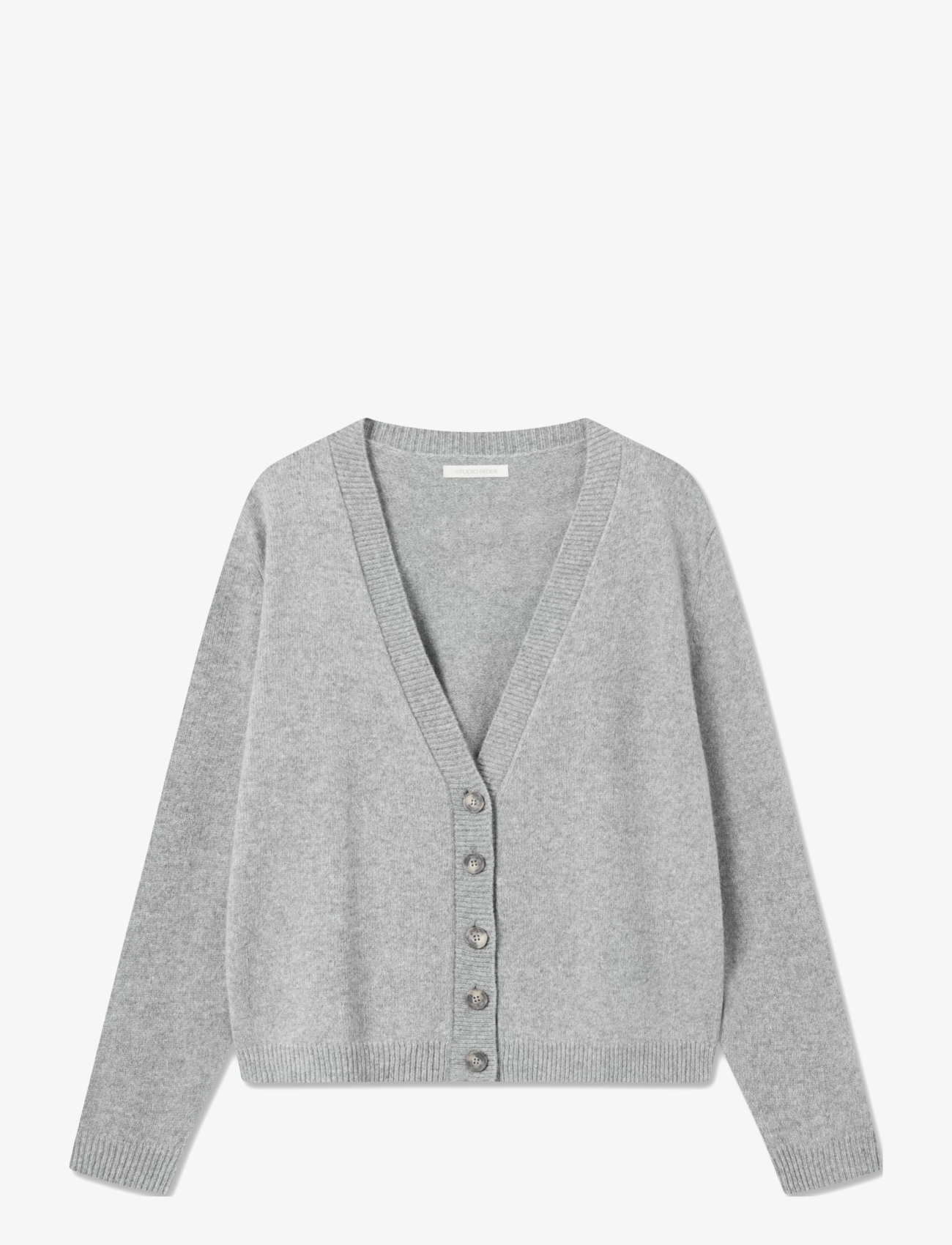 STUDIO FEDER Noel Cardigan - Grau Grau - S/M - Damen