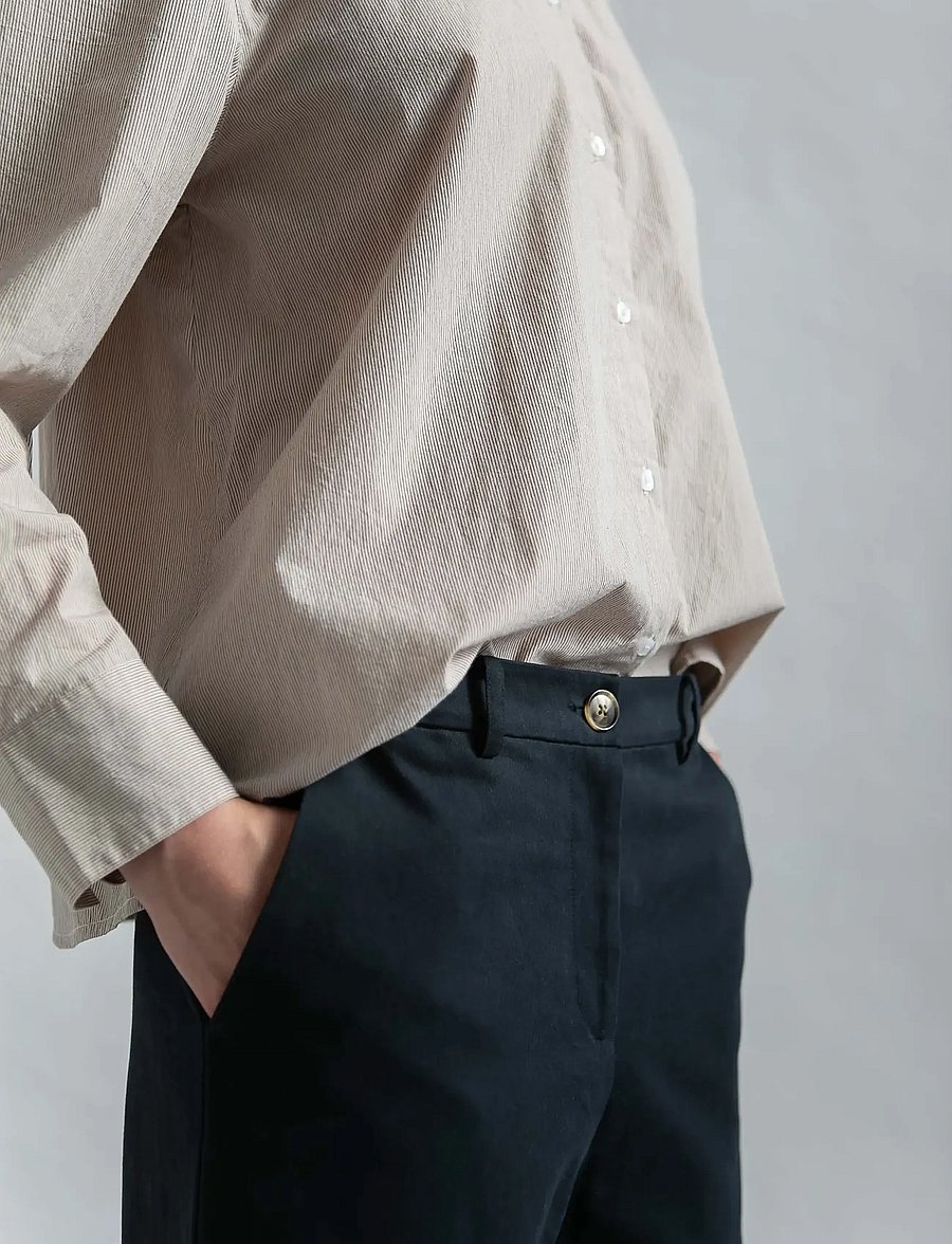 STUDIO FEDER - OLINE PANTS - chinos - black - 3