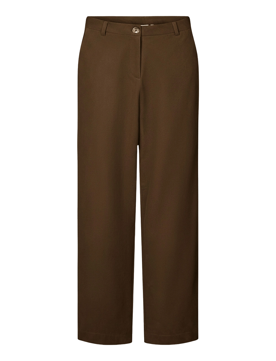 STUDIO FEDER - OLINE PANTS - chino-püksid - brown - 1