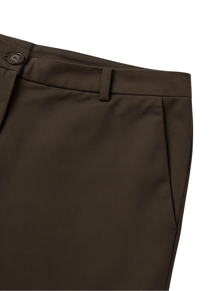 STUDIO FEDER - OLINE PANTS - chino-püksid - brown - 3