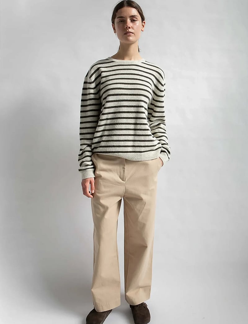 STUDIO FEDER - OLINE PANTS - COTTON - chinos - sand beige - 3