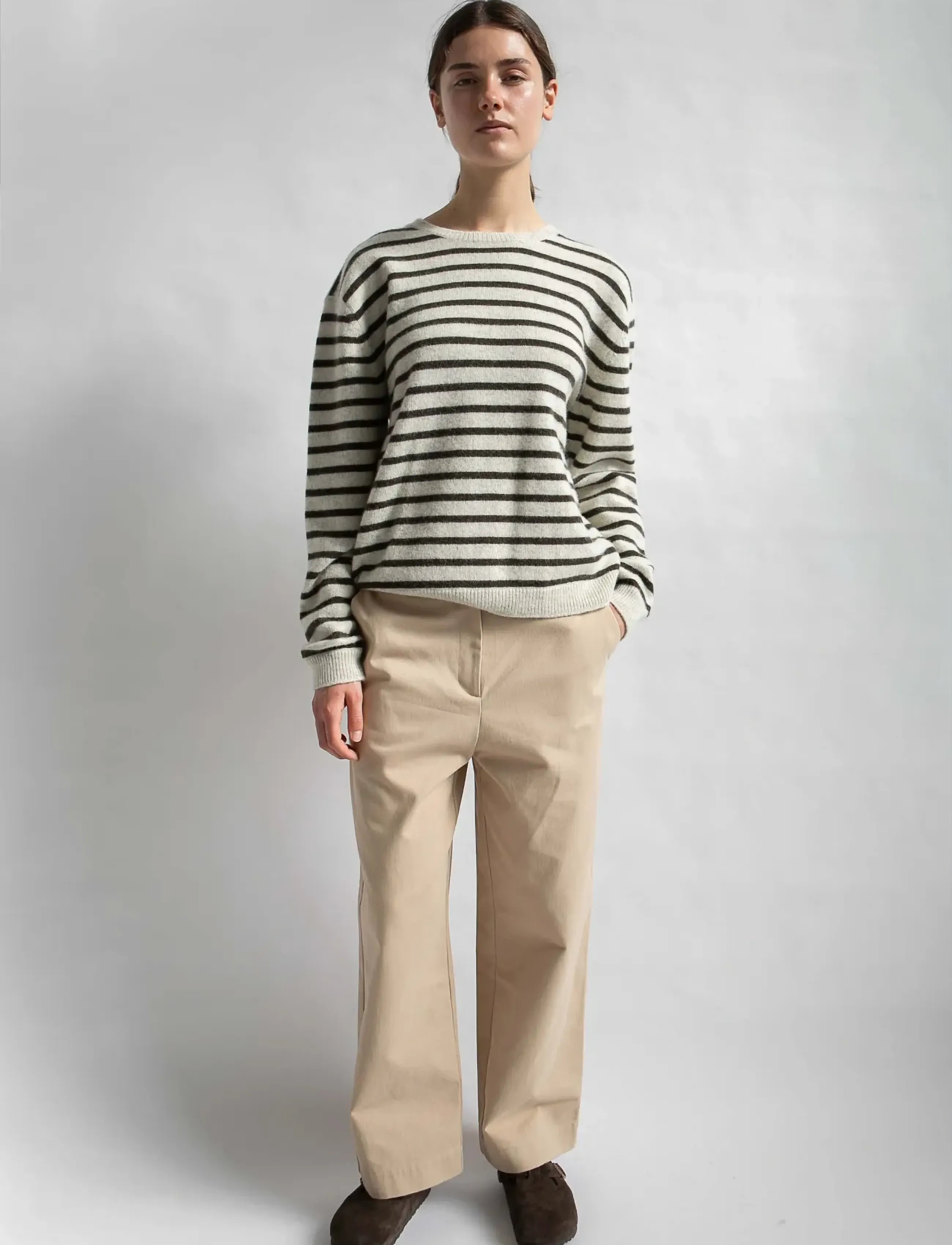 STUDIO FEDER - OLINE PANTS - chino püksid - sand beige - 3