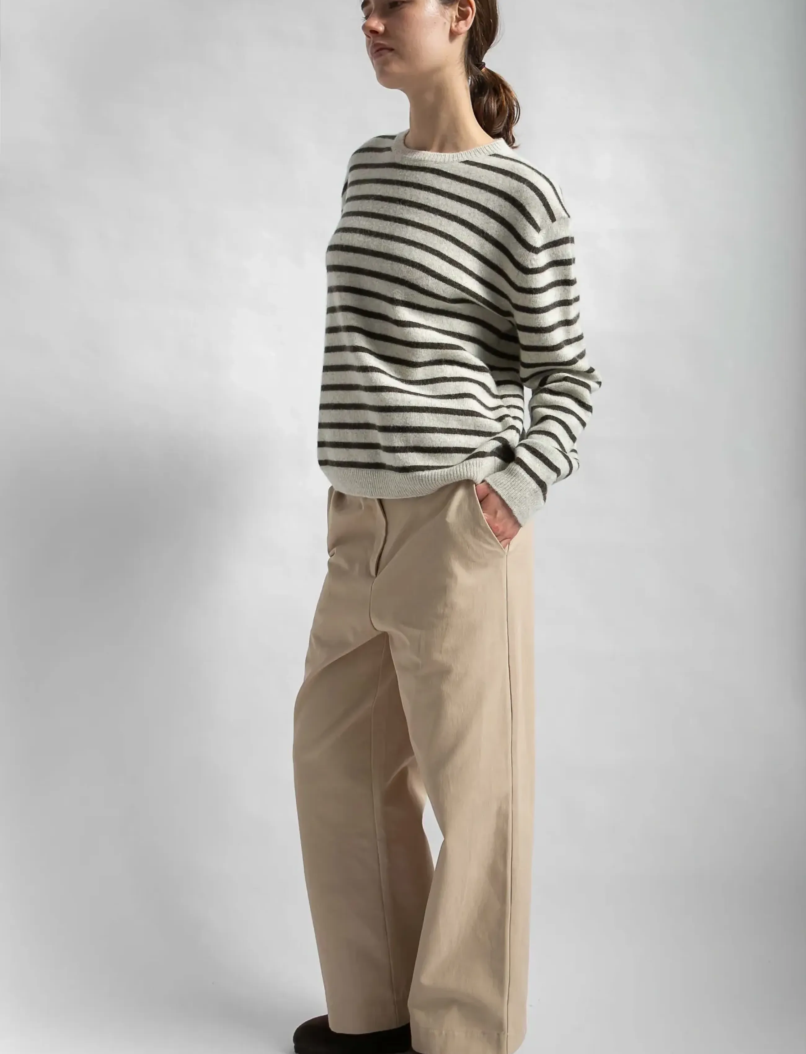 STUDIO FEDER - OLINE PANTS - chino püksid - sand beige - 4