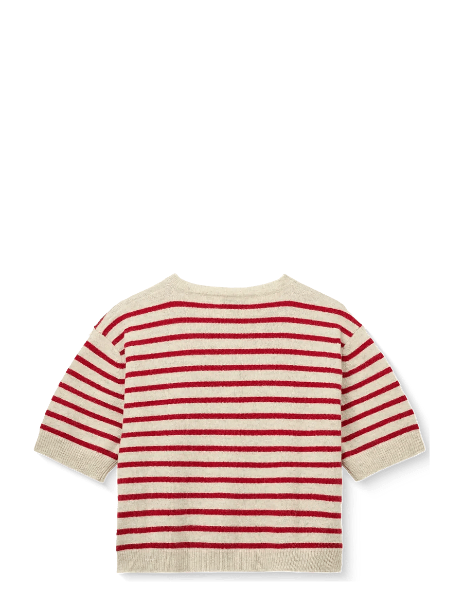 STUDIO FEDER - SIGNE CARDIGAN - kardiganid - red creme - 2