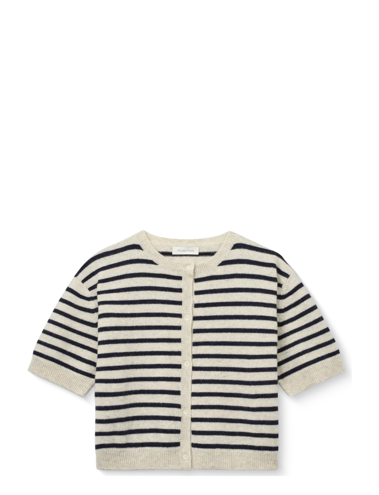 STUDIO FEDER SIGNE CARDIGAN - Nyheter - SAILOR CREME / multi