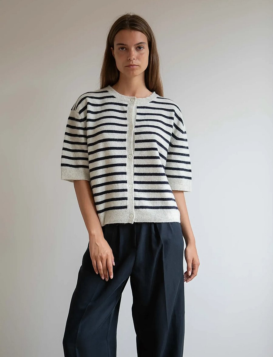 STUDIO FEDER - SIGNE CARDIGAN - strickjacken - sailor creme - 3