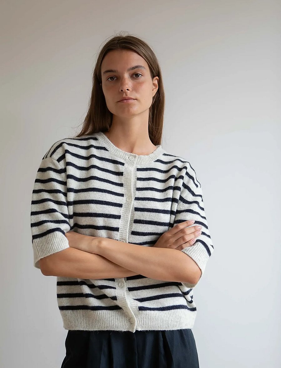STUDIO FEDER - SIGNE CARDIGAN - strickjacken - sailor creme - 4