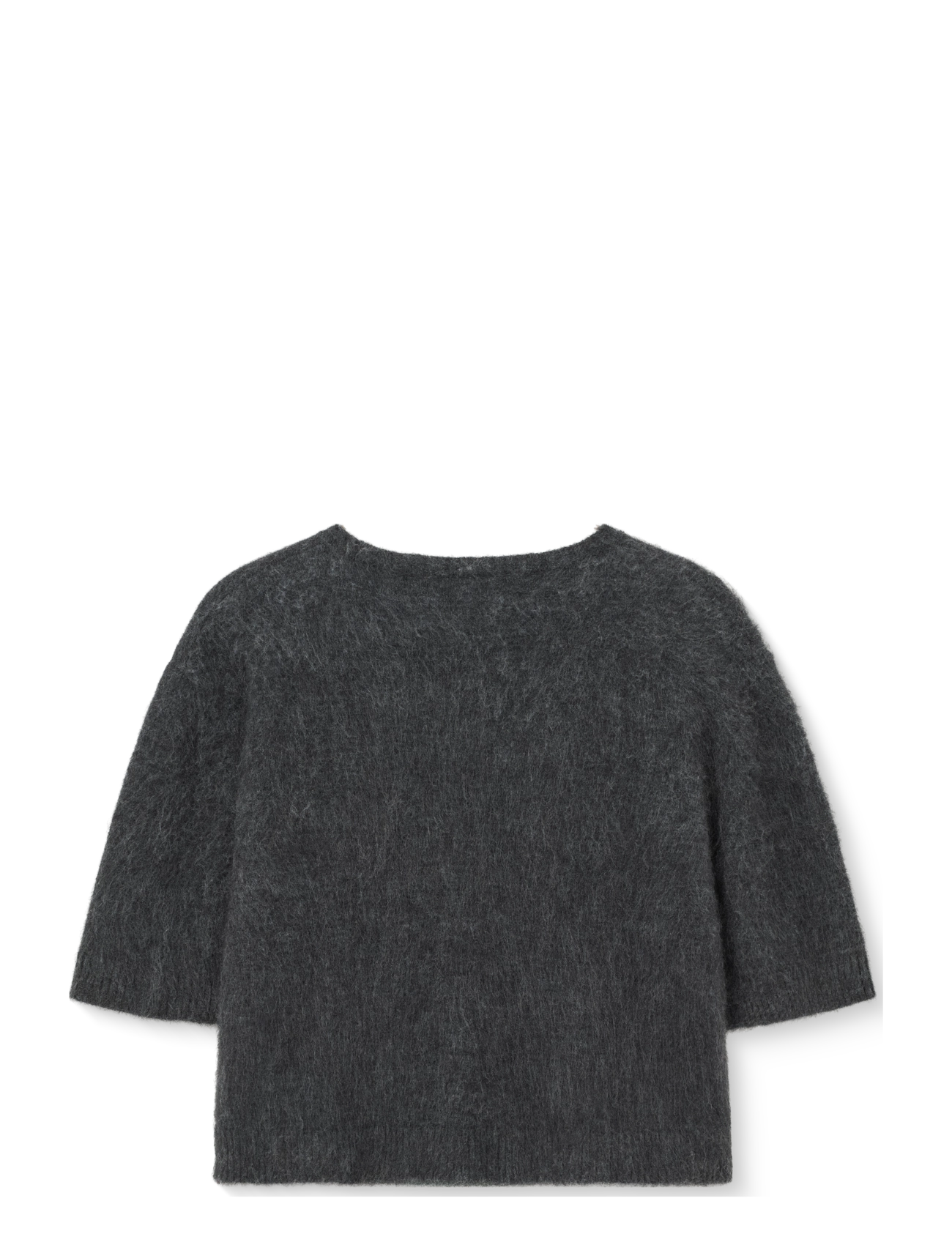 STUDIO FEDER - SIGNE HAIRY CARDIGAN - charcoal melange - 2