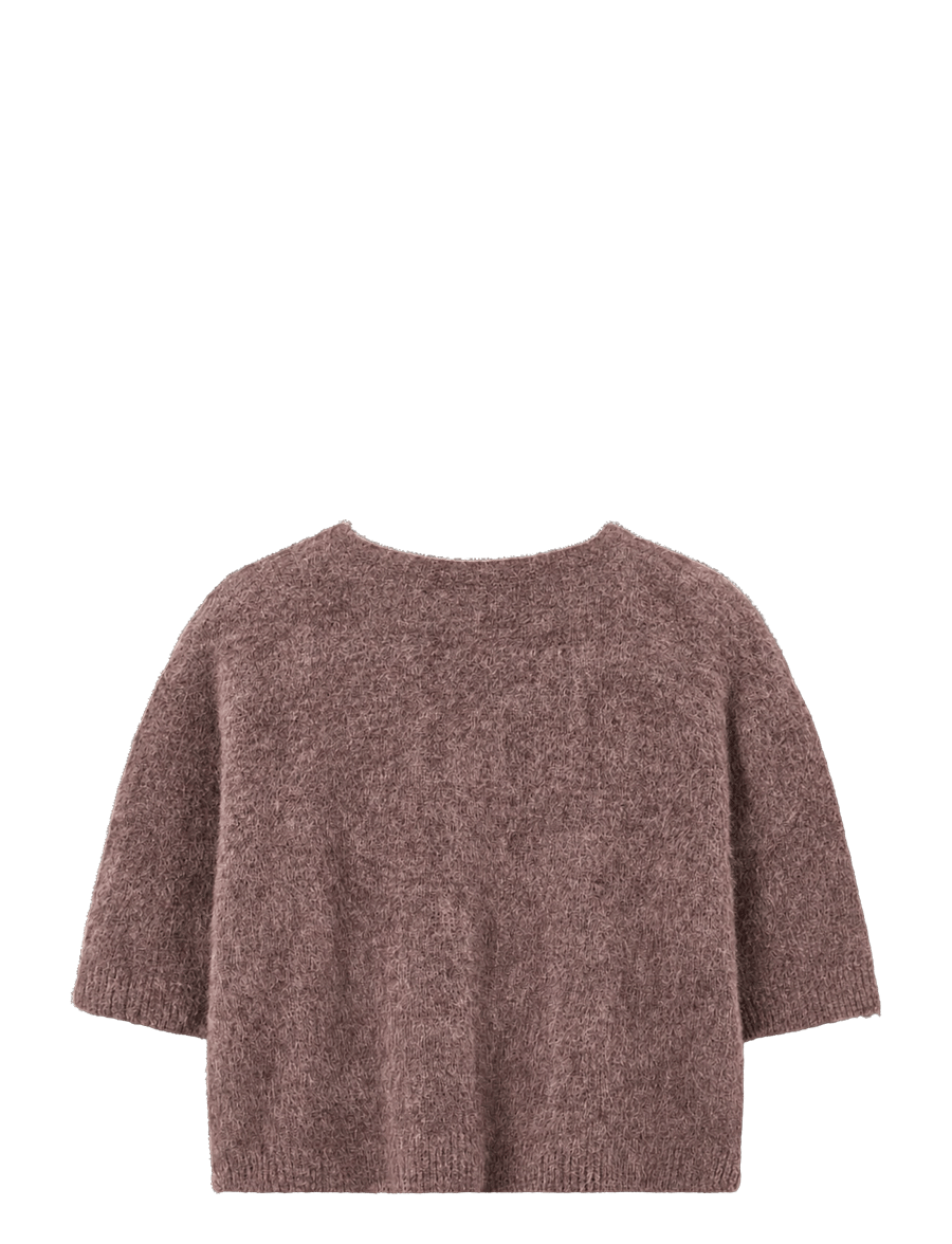 STUDIO FEDER - SIGNE HAIRY CARDIGAN - strickjacken - oat melange - 2