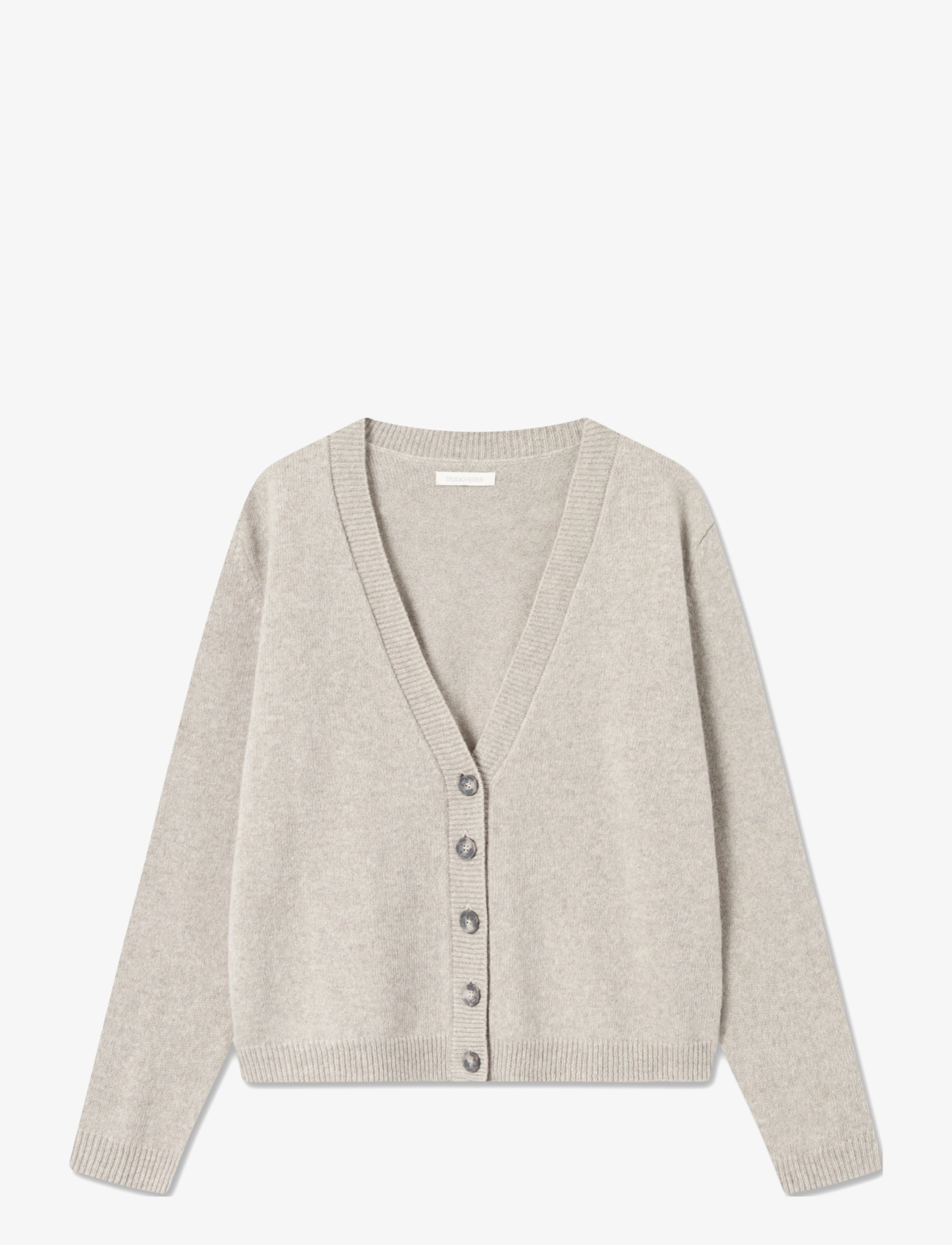 STUDIO FEDER - NOEL CARDIGAN - BIRCH - strickjacken - birch - 1