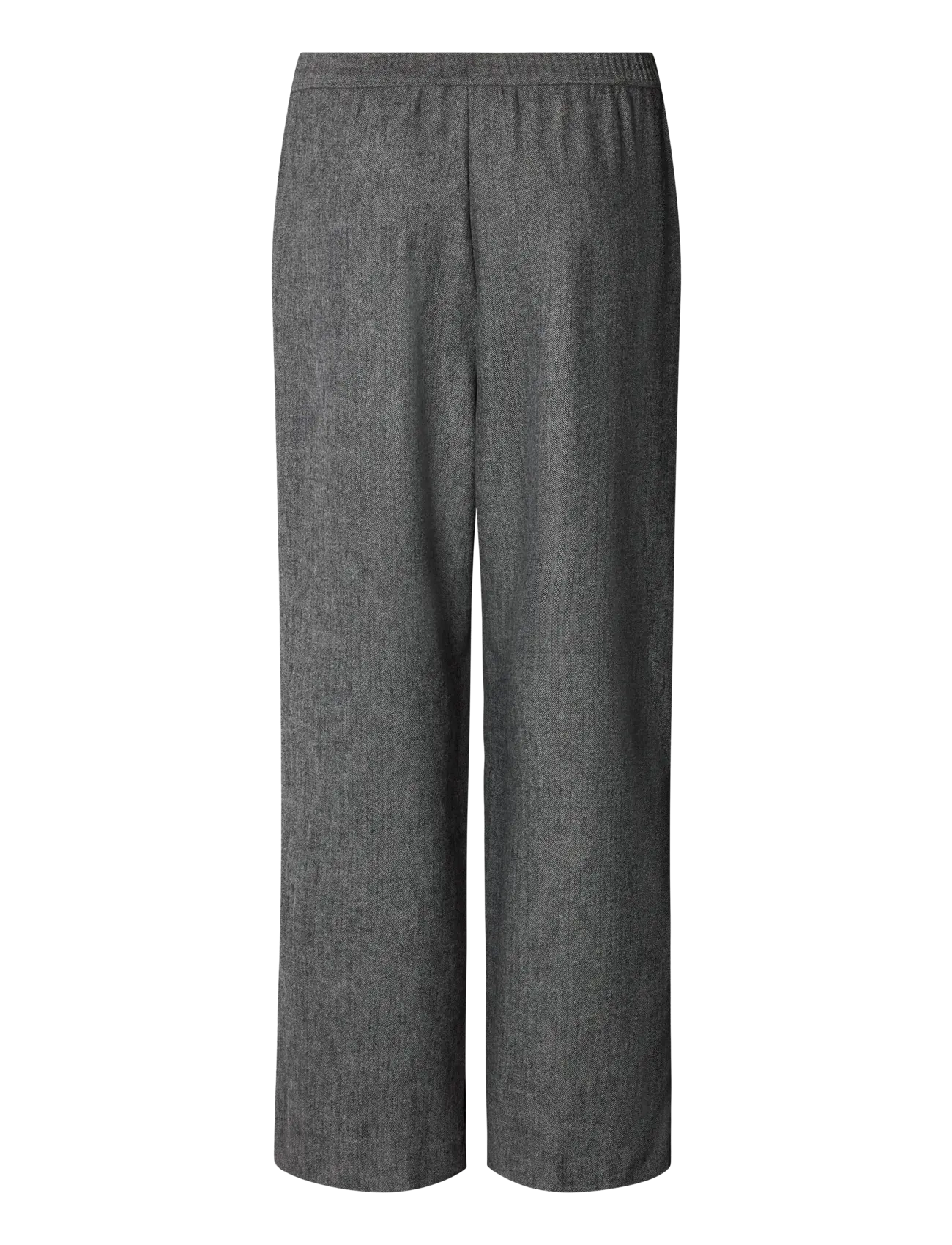STUDIO FEDER - BELLA PANTS - WOOL - vida byxor - grey herringbone - 1