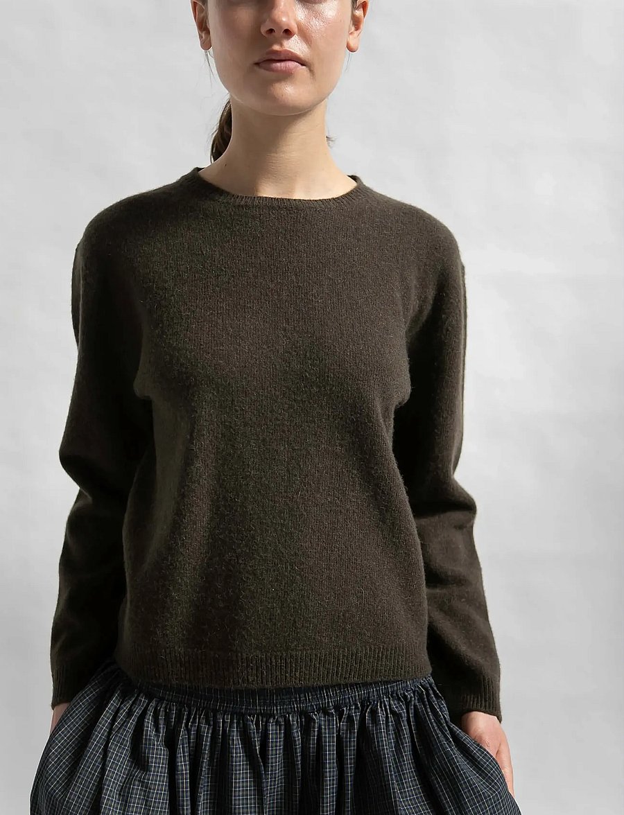 STUDIO FEDER - CHARLIE KNIT - sviitrid - bark melange - 0