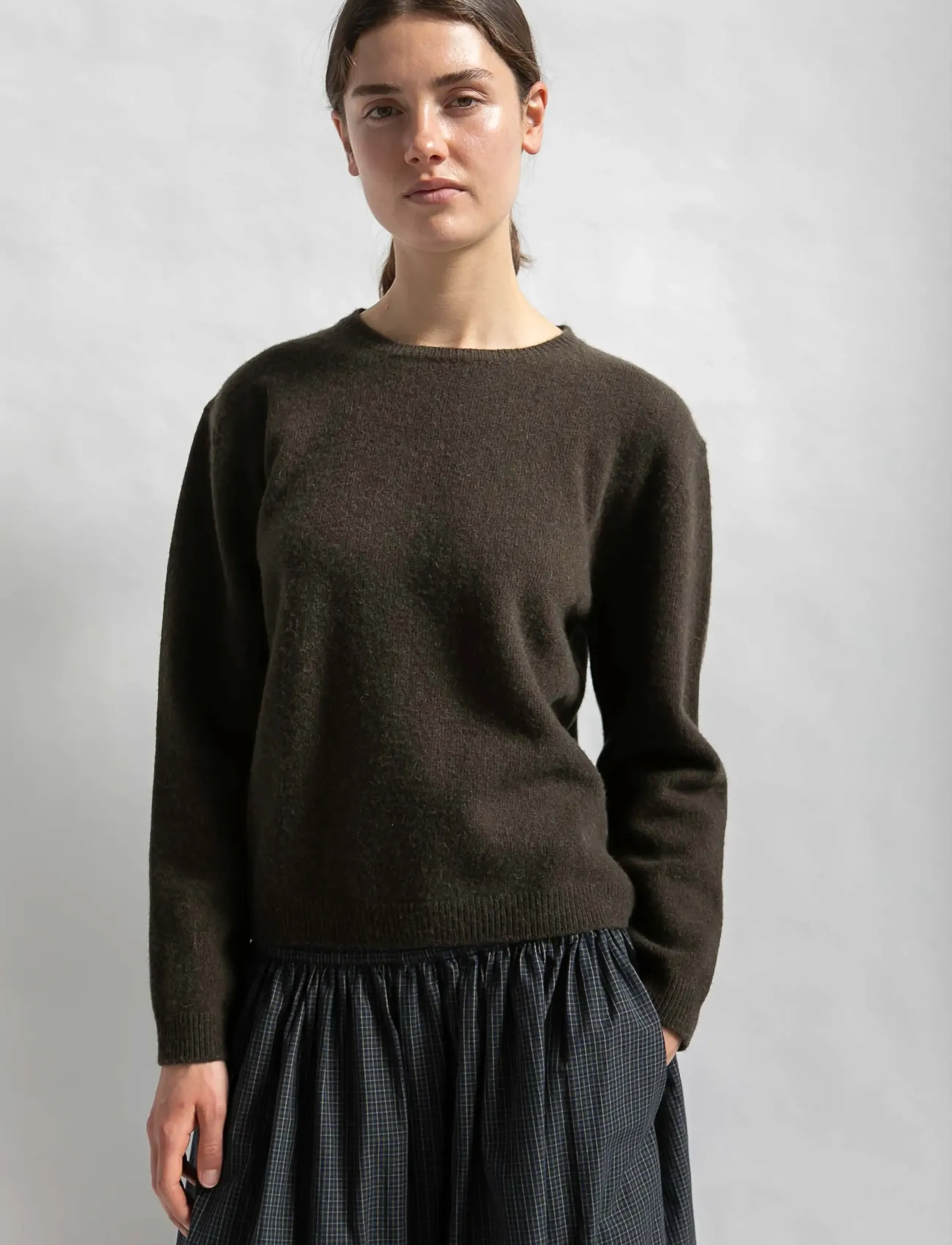 STUDIO FEDER - CHARLIE KNIT - jumpers - bark melange - 4