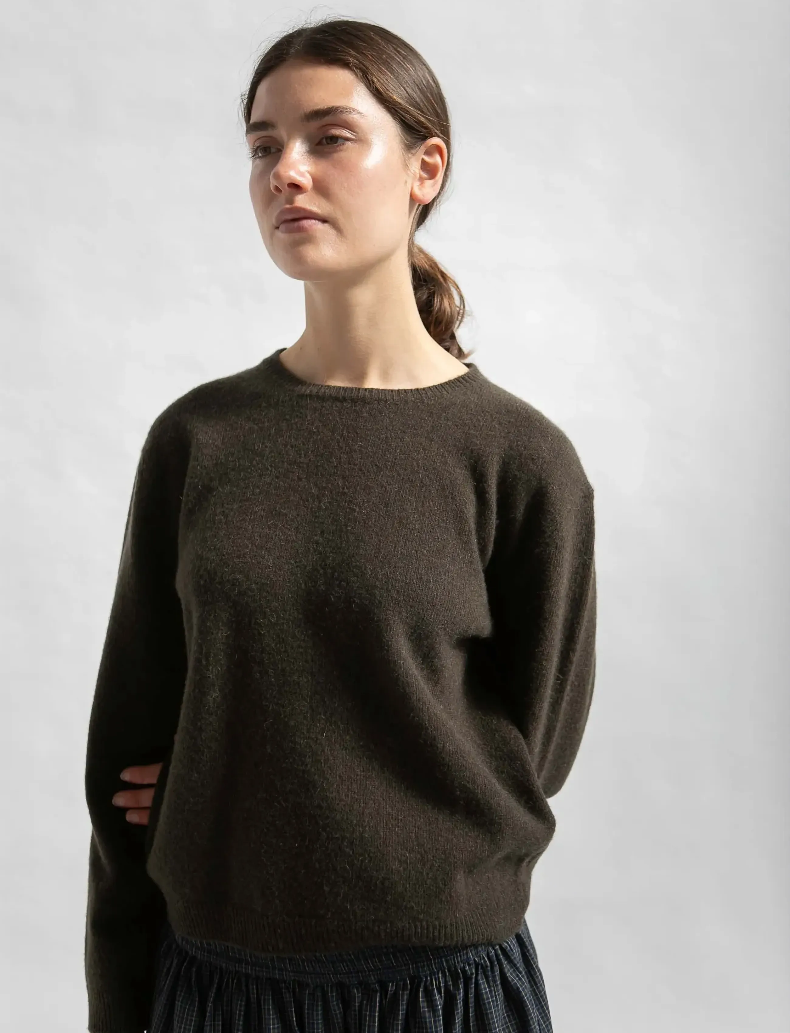 STUDIO FEDER - CHARLIE KNIT - jumpers - bark melange - 5
