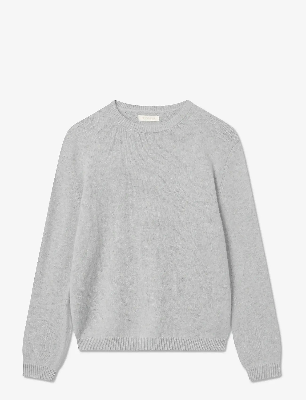 STUDIO FEDER - CHARLIE KNIT - trøjer - light grey melange - 1